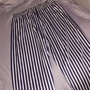 Striped slacks